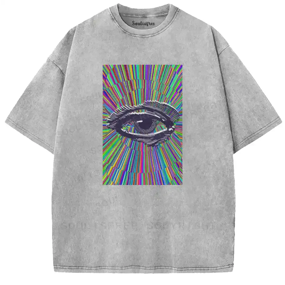 Chromatic Radiant Eye Washed T-shirt