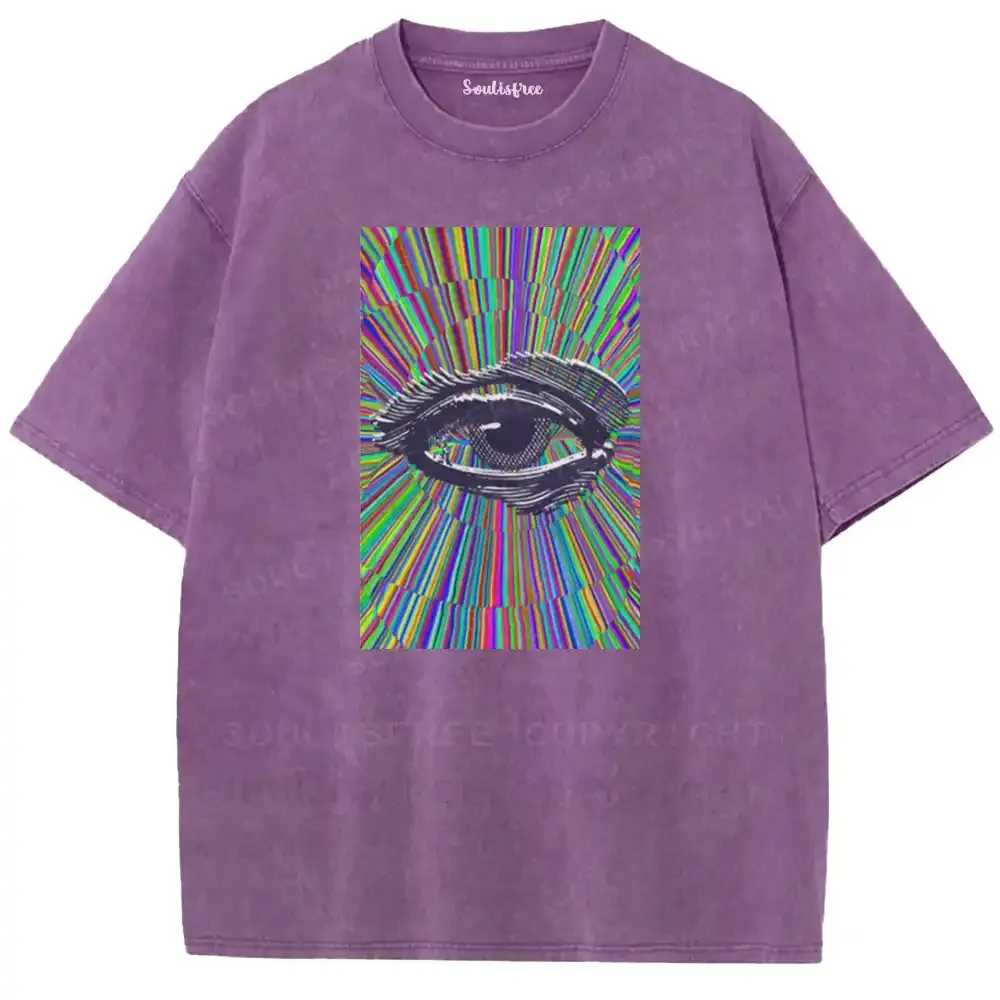 Chromatic Radiant Eye Washed T-shirt