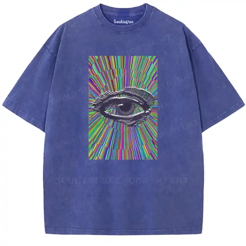 Chromatic Radiant Eye Washed T-shirt