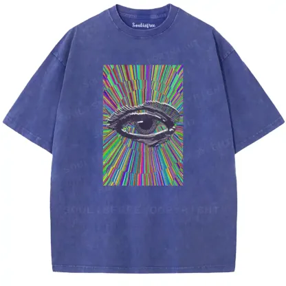 Chromatic Radiant Eye Washed T-shirt