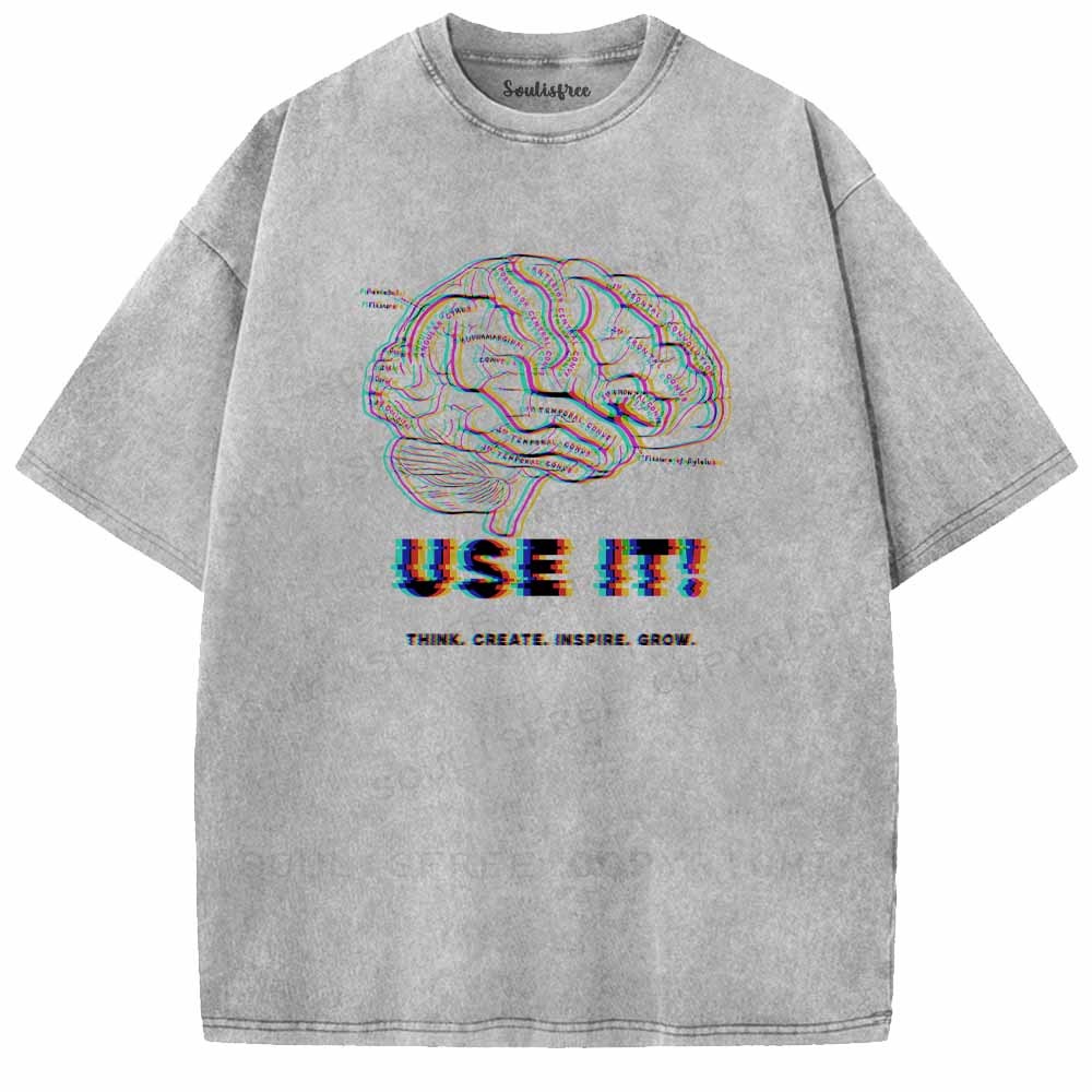 Soulisfree  USE IT ! Washed Tee