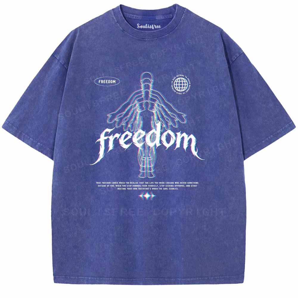 Soulisfree  Freedom Within Yourself Washed Tee