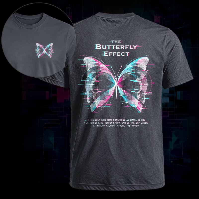 Soulisfree Digital Butterfly Effect Classic Tee