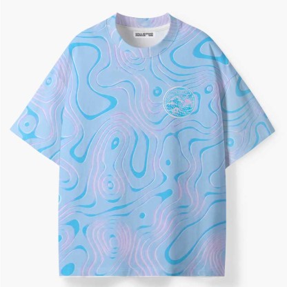 Soulisfree Blue Mirage ECO‑PERF Graphic Tee