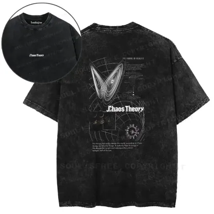 Chaos Theory Philosophy Washed T-shirt
