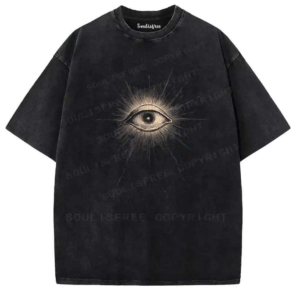 Gilded Sacred Eye Washed T-shirt