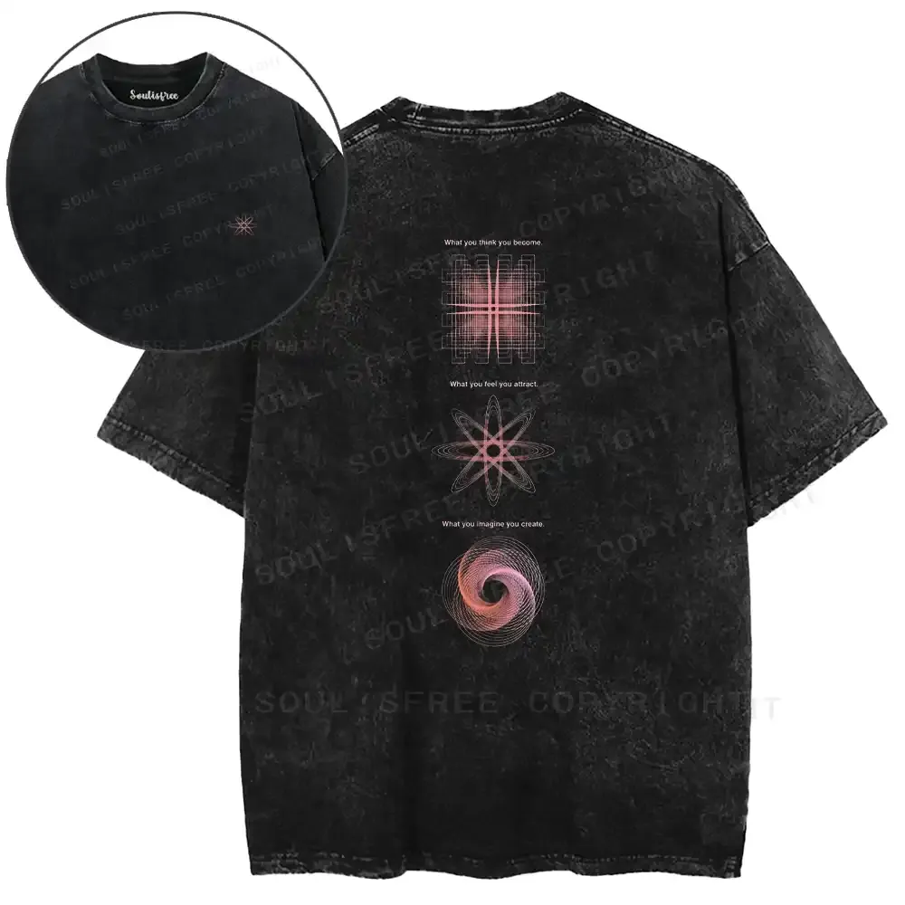 Thought Manifestation Washed T-shirt