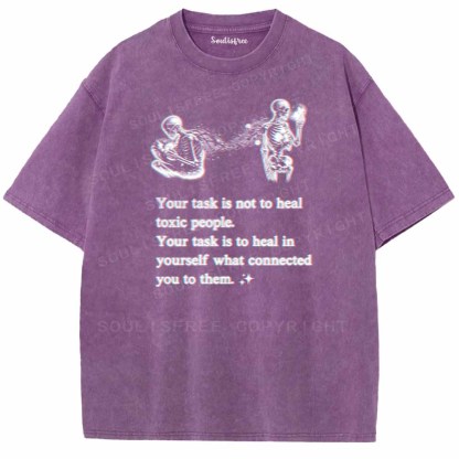 Soulisfree  HEAL IN YOURSELF Washed Tee