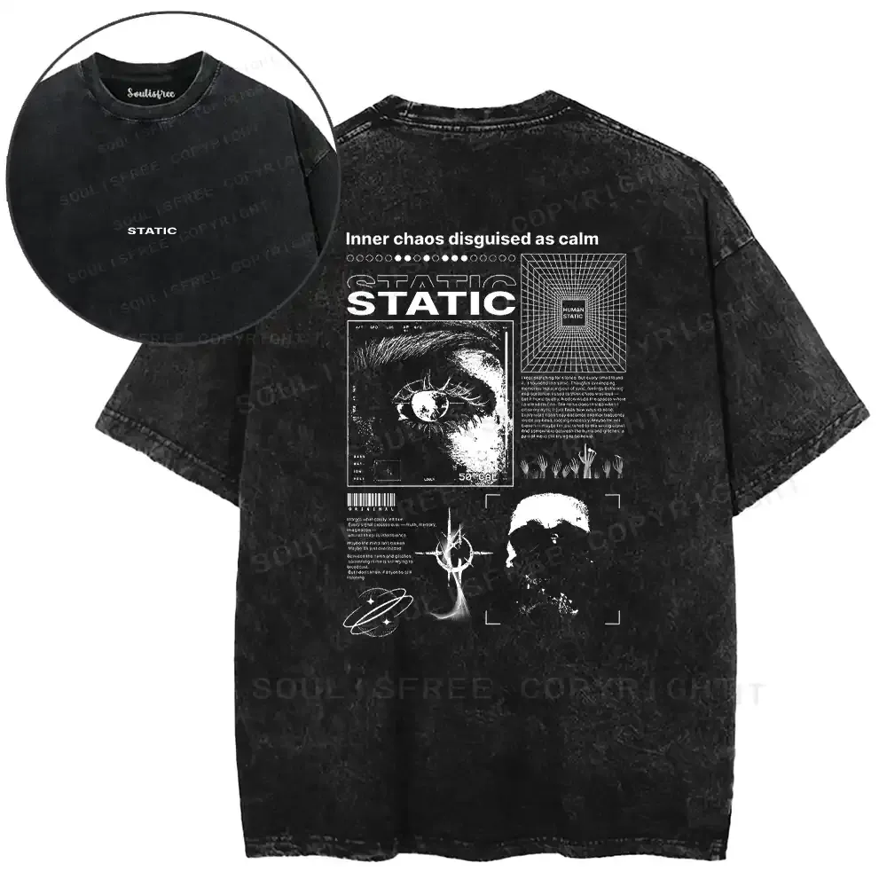 Inner Chaos Disguised as Calm Washed T-shirt