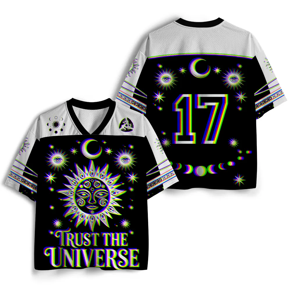 Soulisfree Universe Within You Optic Lines Illusion Mesh Jersey