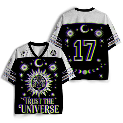 Soulisfree Universe Within You Optic Lines Illusion Mesh Jersey