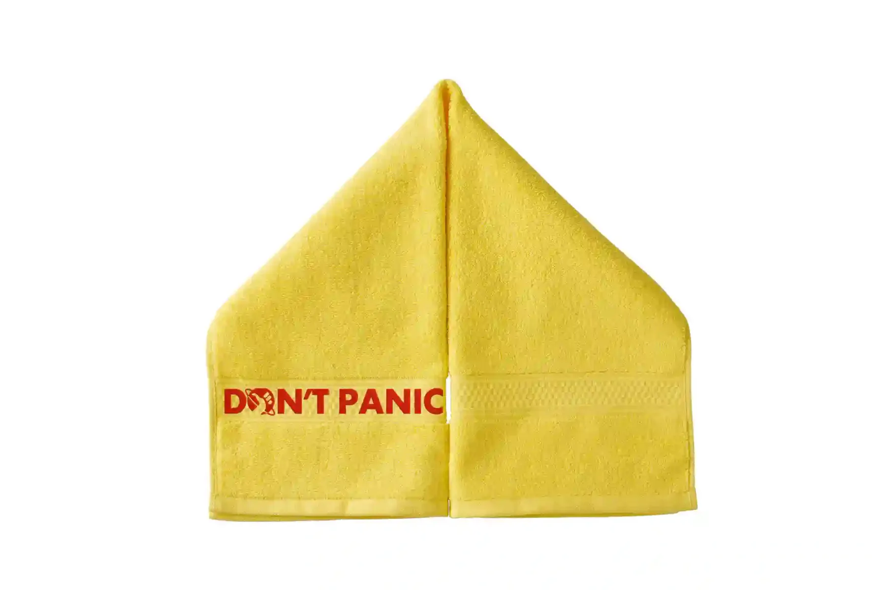 Don't Panic, The Answer Is 42 Embroidered Hand Towel