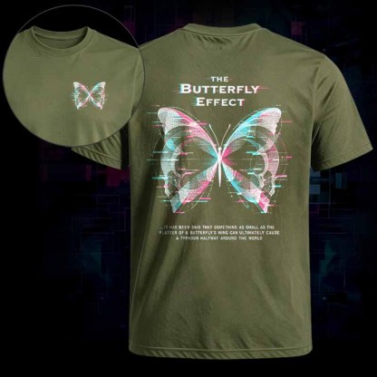 Soulisfree Digital Butterfly Effect Classic Tee