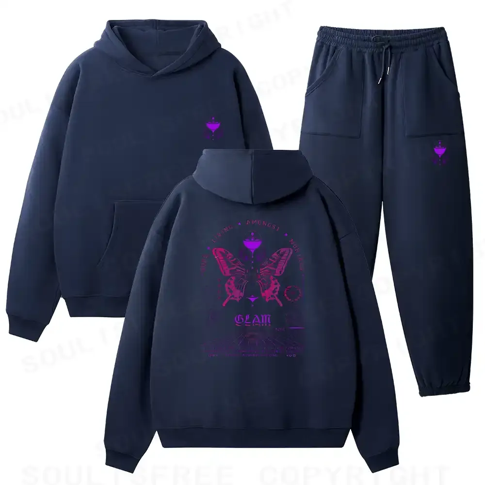 Gods Living Among Us Fleece Hoodie Set