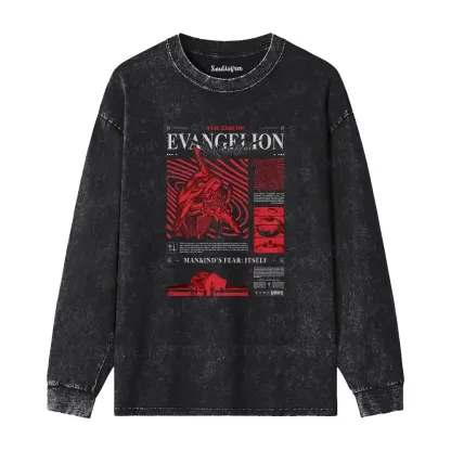 Human Fear: The Ego Washed Long Sleeve Shirt