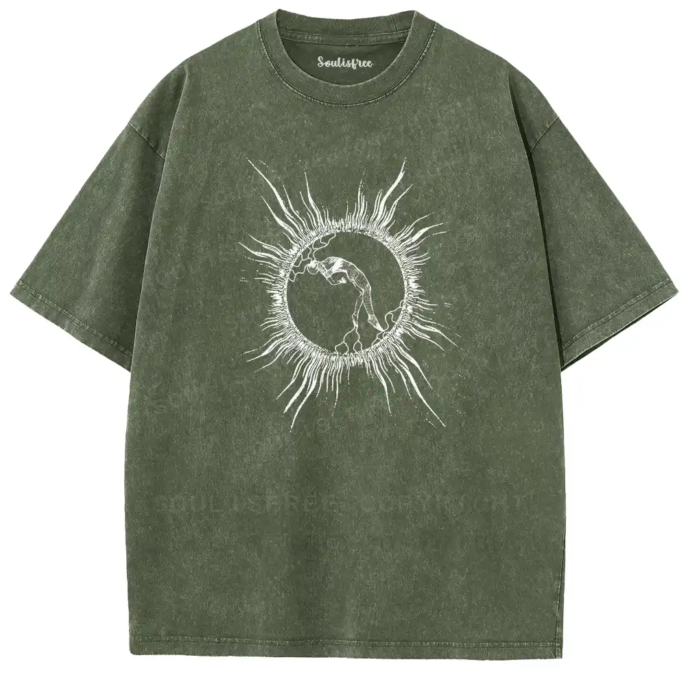 Solar Disc Spirit Washed T-shirt