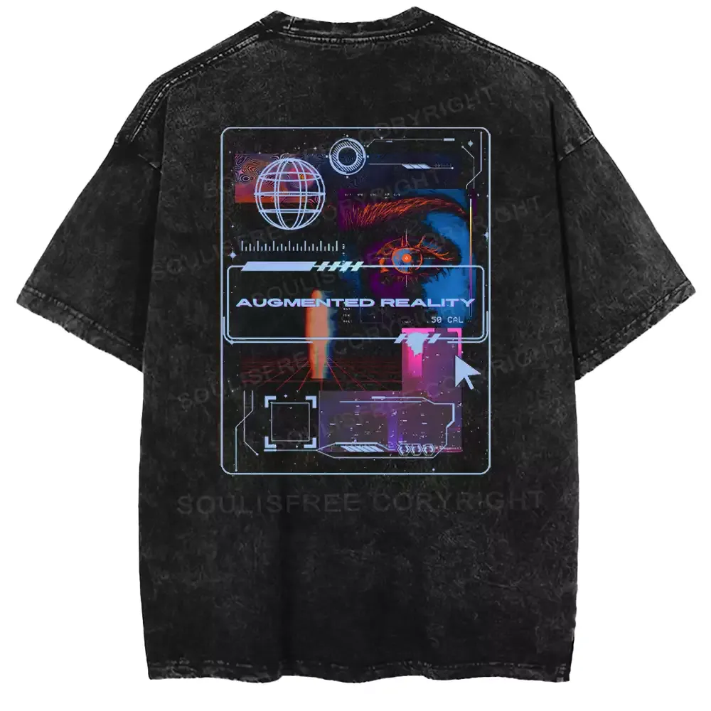 Augmented Reality Washed T-shirt