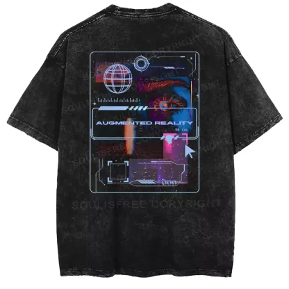 Augmented Reality Washed T-shirt