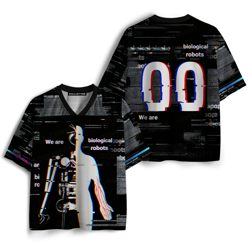Soulisfree We Are Biological Robots  Mesh Jersey