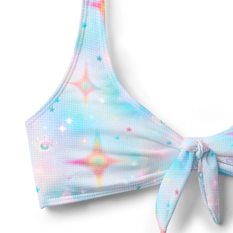Soulisfree Dream Galaxy Glitch Bow Bikini