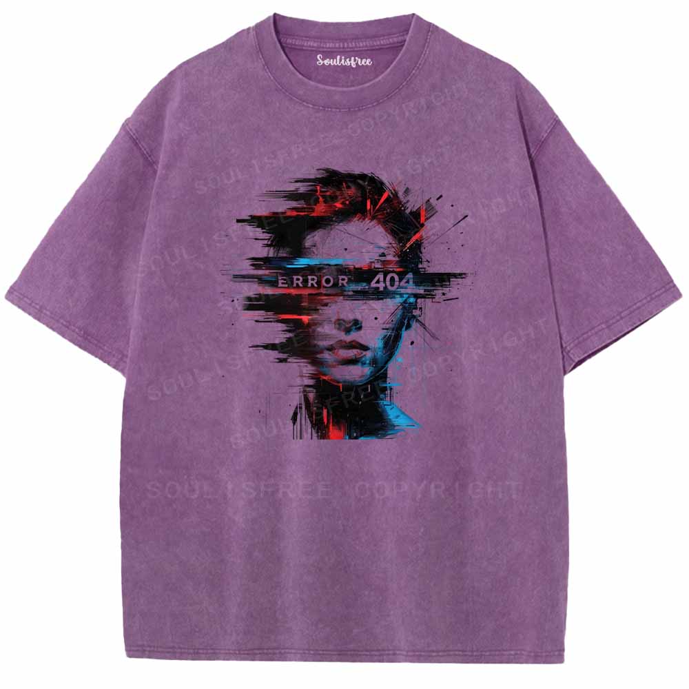 Soulisfree Error 404 Washed Tee