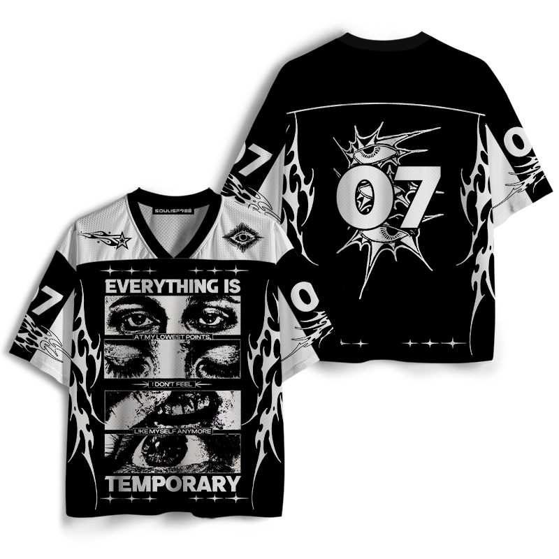 Soulisfree Lowest Points Graphic Mesh Jersey