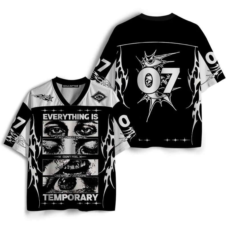 Soulisfree Lowest Points Graphic Mesh Jersey