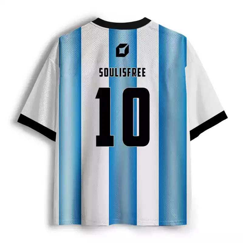 Soulisfree Celestial Stripes Mesh Jersey