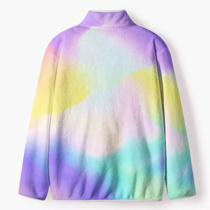Soulisfree  A Mind In Full Color Flannel Zip-Up Jacket
