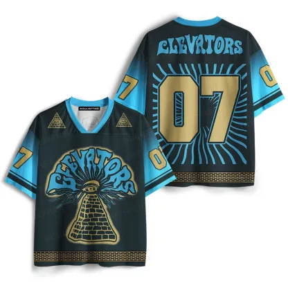 Soulisfree All-Seeing Eye Pyramid Mesh Jersey