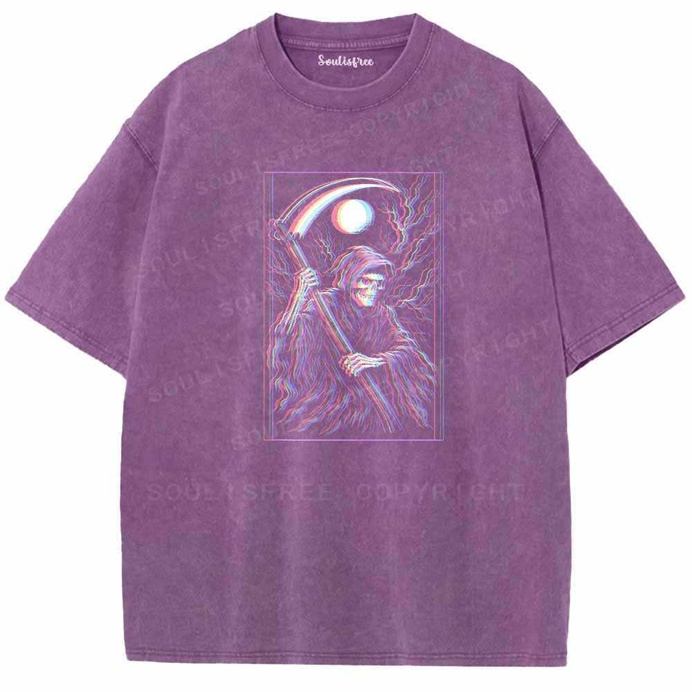 Soulisfree  Glitch Reaper Washed Tee