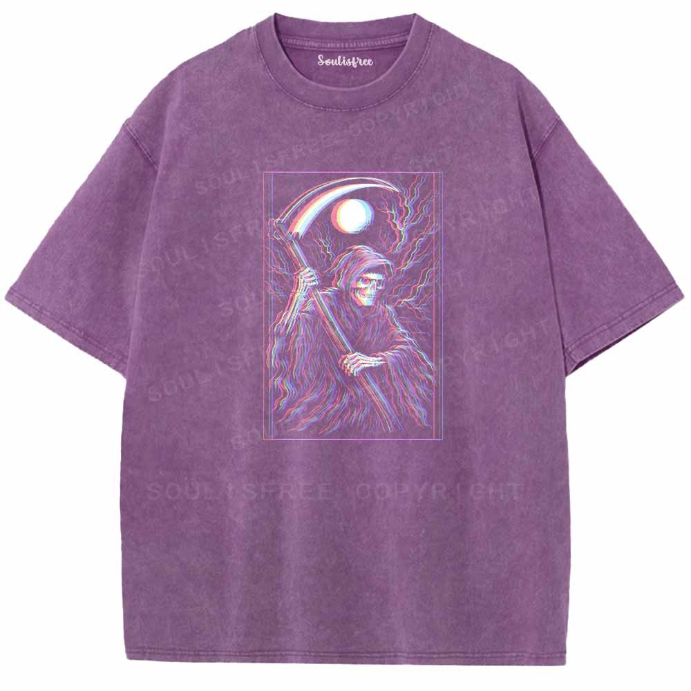 Soulisfree  Glitch Reaper Washed Tee