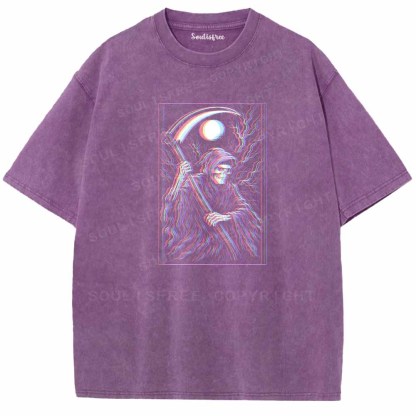 Soulisfree  Glitch Reaper Washed Tee