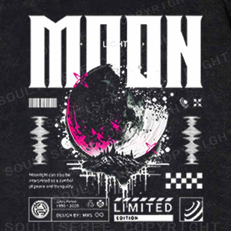 Soulisfree Limited Edition Moon  Washed Hoodie
