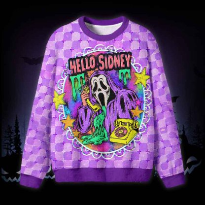 Soulisfree Hello Sydney Fuzzy Crewneck Sweater