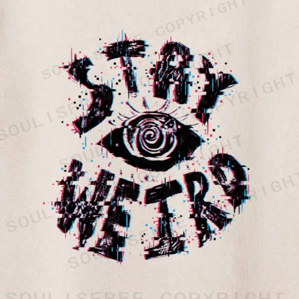 Soulisfree STAY WEIRD Washed Tee