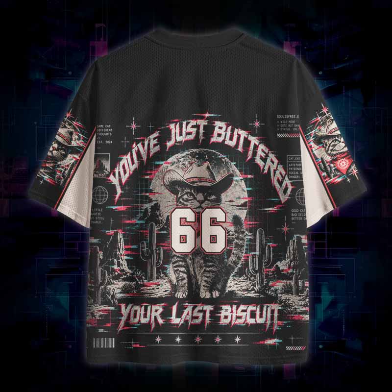 Soulisfree You've Just Buttered Your Last Biscuit Mesh Jersey
