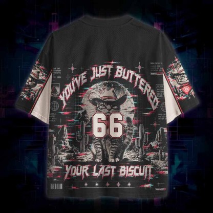 Soulisfree You've Just Buttered Your Last Biscuit Mesh Jersey