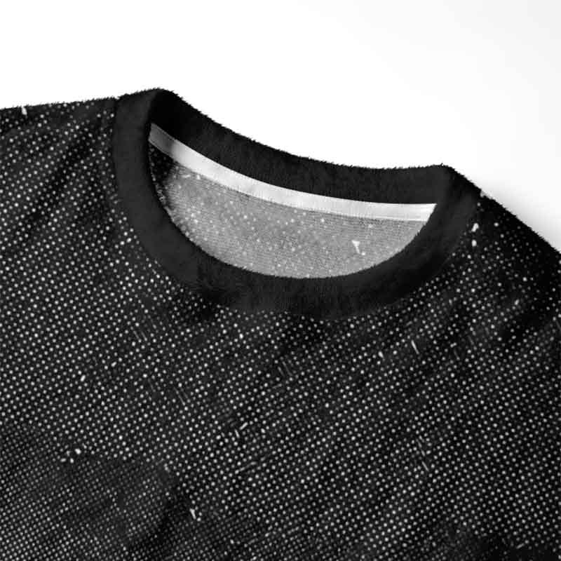 Soulisfree Spooked Cat Fuzzy Crewneck Sweater