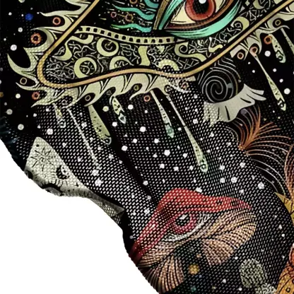 Soulisfree The Eyes of Nature Sheer Mesh Cover Up