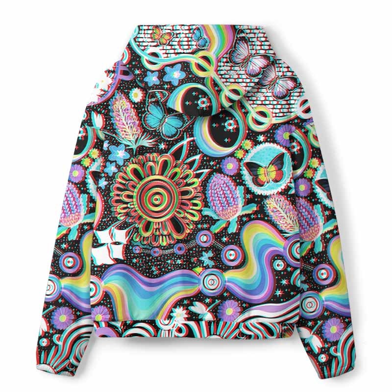 Soulisfree Glitch Cosmic Dream All-Over Print Hoodie