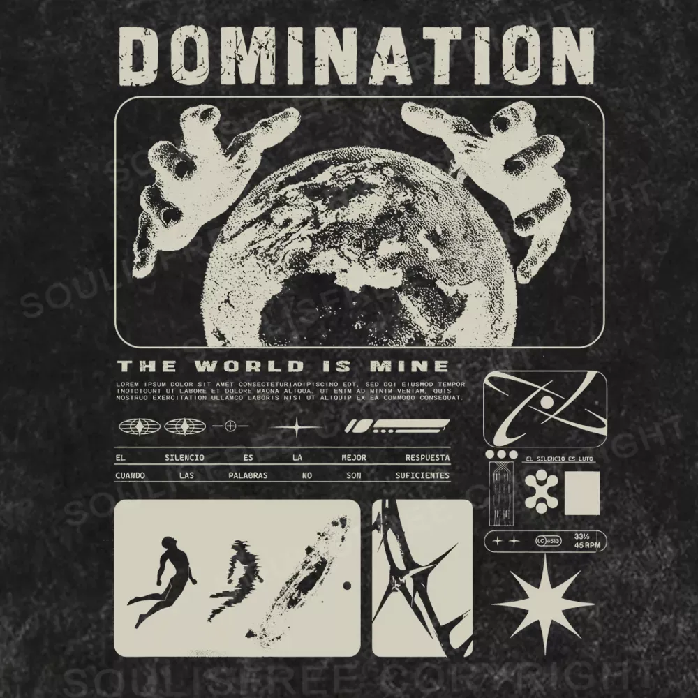 Domination Washed Space T-shirt