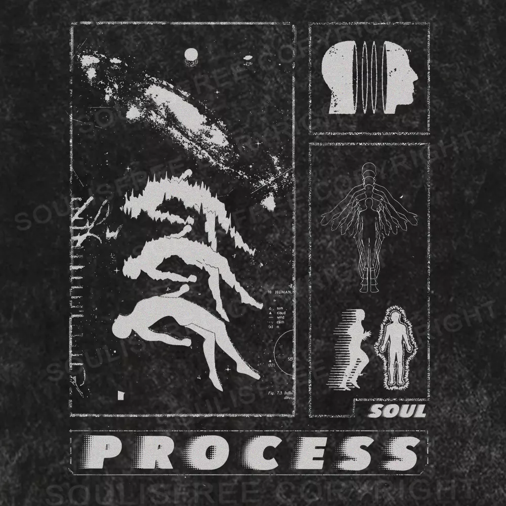 Awaken the Process Washed Space T-shirt