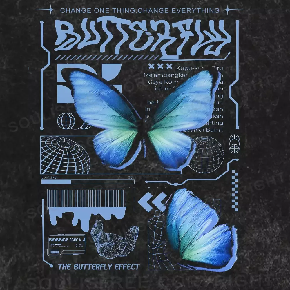 Butterfly Washed T-shirt