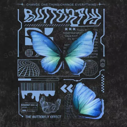 Butterfly Washed T-shirt