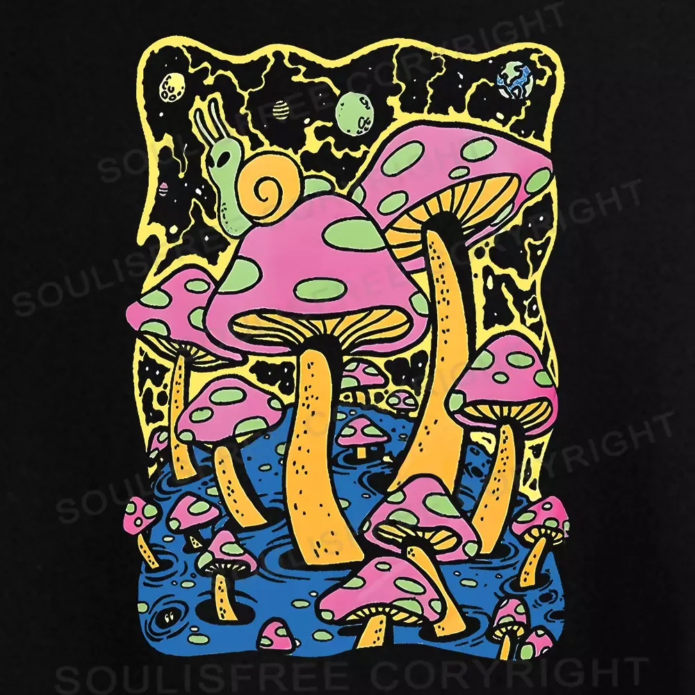 Mushroom World Crop Top