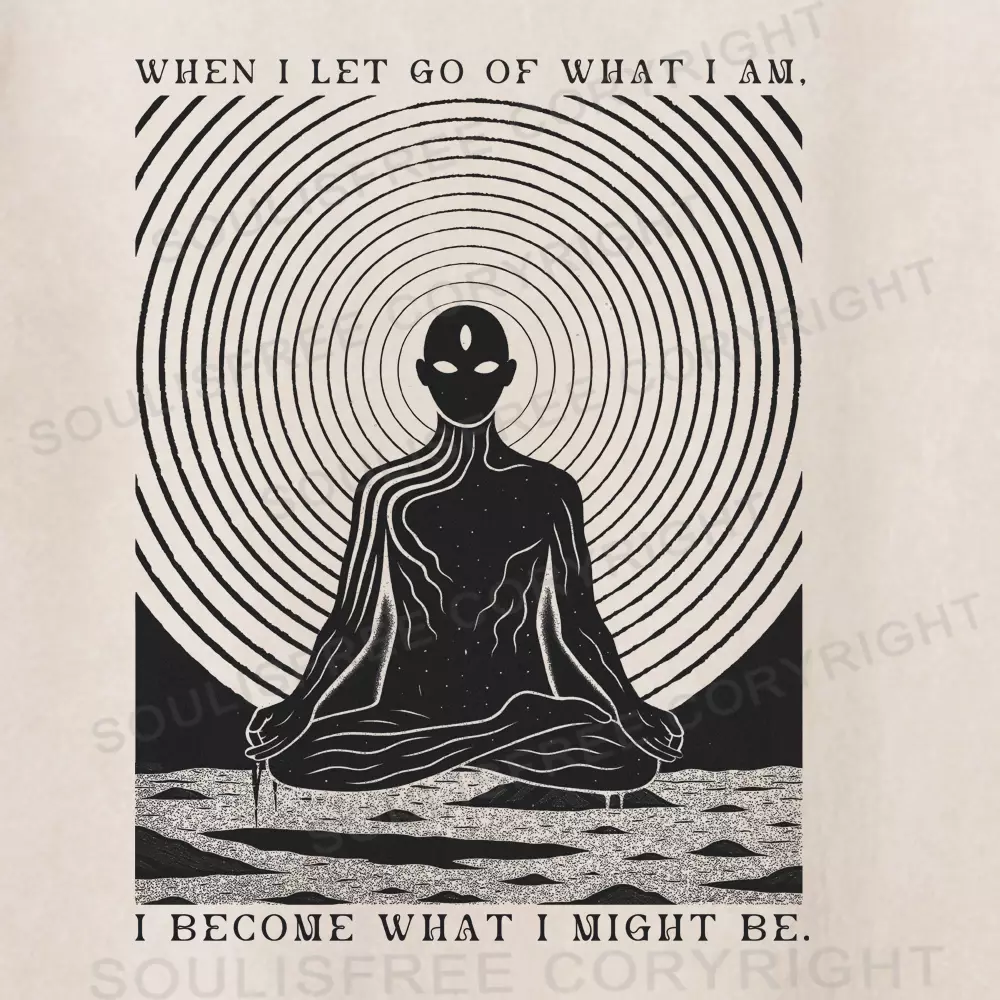 Let Go Of Yourself And Become Yourself Washed T-shirt