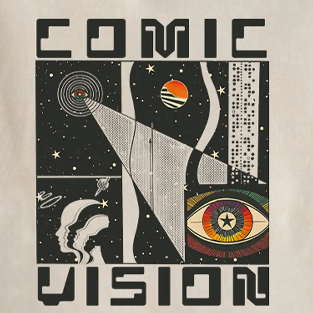 Comic Vision Washed Hoodie