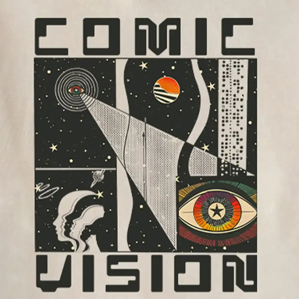 Comic Vision Washed Hoodie