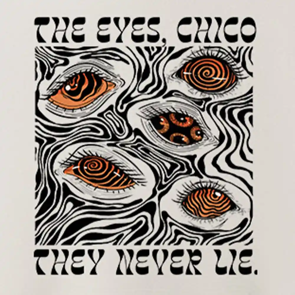 The Eyes Chico . They Never Lie Fleece Hoodie Set